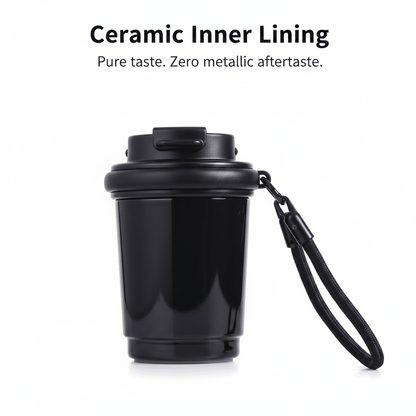 Ceramic Travel Mug – 320ml - Thermos - PocketJar Co.