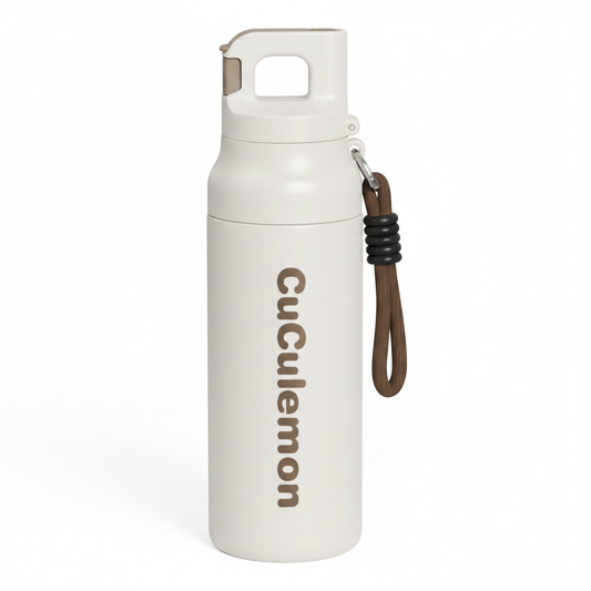 White Bottle with Text